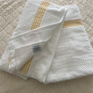 Redland Cotton Beach Towel Collection - Gold (Set of 2)